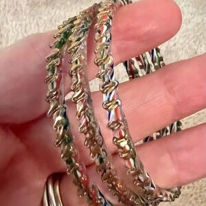 Vintage Glass Bangles - Lot of 3